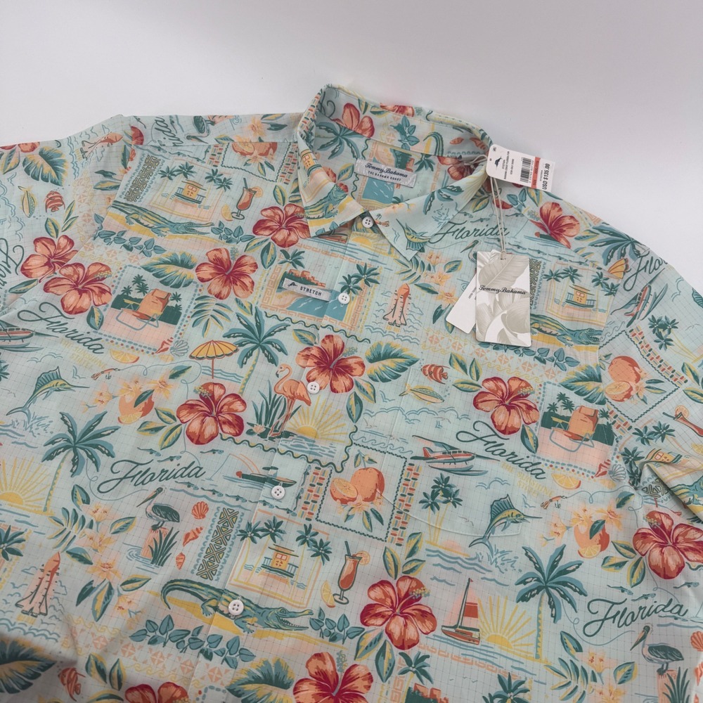 Tommy Bahama Mens XXXL Florida Fun Bahama Coast Tropical Button Down Shirt NWT